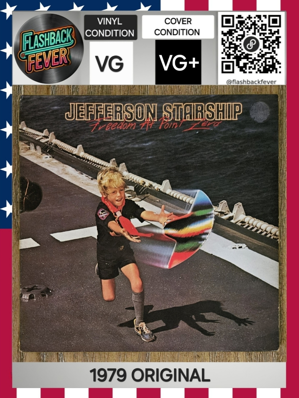 JEFERSON STARSHIP•Freedom at Point Zero•1979 US (#BZL1-3452) Indianapolis Press